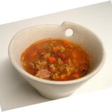 具沢山のトマトとカレースープ　ミネストローネ風